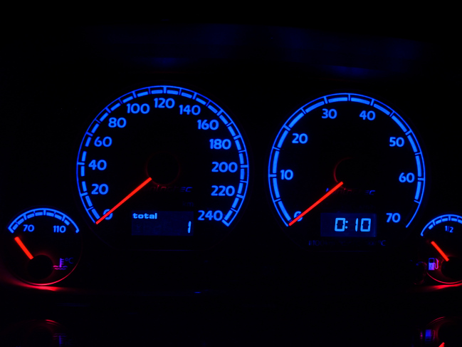 Golf 3 Tacho Durchleuchttechnik