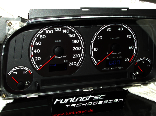 Tachoumbau beleuchtete Tachozeiger